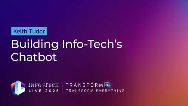 Building Info-Tech’s Chatbot visualization