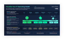 Sample of the Visualize the IT Operating Model blueprint.