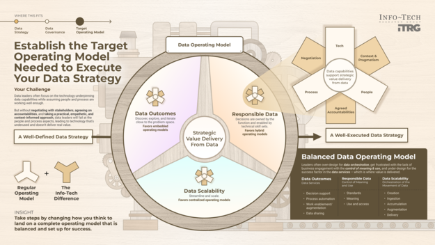 Establish the Target Operating Model Needed to Execute Your Data Strategy visualization